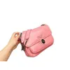 Женщина вечерние сумки на плече сумки Prabag Designer Bags Messenger Crossbody For Women Leads Leather Brand Designer