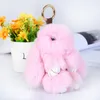 Poupées en peluche Lapin Pendentif Installer Lapin Mort Bijoux Jouet Sac Accessoires Porte-clés Voiture Bébé ornements 14 cm 221125