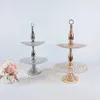 Bakeware Tools Plate Gold Plate Mini Cake Stand Sweet Luxury Fruit Nut Bandey Placas de carregador para casamento em casa Decoração de mesa delicada