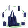 Сумки для хранения унисекс складываемые большие мощности Удобные сумки для покупок многоразовый тотальный мешок для переработки сумки цветочные красочные путешествия эко