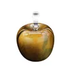 Partihandel Grön Aventurin Kristaller Healing Stones Crystal Stone Apple för juldekoration