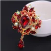 Pins Brooches Crystal Crown Brooches Pins Cor Drop Wedding For Women Men Brooch Fashion Jewelry Delivery Dh5Ni