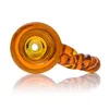 Smoking Accessories Colored Glass Bowl Herb Holder Smoke Accessories 24mm Dia 50mm Height for Water Pipe Dab Rig Bong