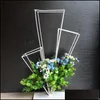 Dekoracja imprezy Dekoracja Trzy kolumny Flower Stable Iron Art Table Centerpieces