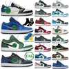 Jumpman 1s lows Scarpe da basket Cactus Mocha Sneakers Crater Nero Grigio Bred Toe Panda Starfish Fragment Team Red Mens Scarpe da ginnastica Uomo