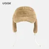 Berets 2022 Baseball Cap Ochrona ucha odporne na zimno czapki zewnętrzne dla kobiet Kapitan Hat Militar