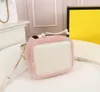 Lamb Hair Bucket Bag Designer Women Handtas Luxe grote capaciteit Schoudertas Letter Design Fashion All-match Pink Messenger Handtassen Pochette