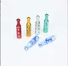 Tubi per fumatori Mini borsa in lega di alluminio vaso per fiori piccolo tubo portasigarette con stampa in ceramica