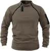 Vestes pour hommes US tactique veste extérieure vêtements de chasse fermetures à glissière chaudes polaire pull hommes coupe-vent automne hiver manteau sous-vêtement thermique 221124