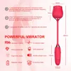 Vibrators 2022 New Rose Girl Anniversary Birthday Gift Massage Usb Charging Vibrating Egg Masturbation Sex Toys g Spot Vibrator 1115