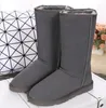 Stivali alti classici da donna WGG di alta qualità Donna Australia Pelle invernale da neve Scarpe invernali calde TAGLIA USA 5 --- 10 UGGitys