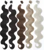 Hair pieces Colorful Body Wave Bundles 613 Piano Blonde Natural Synthetic Extensions Ombre Thick Ponytail Loose Deep Weaving 22110