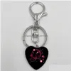 Ключевые кольца 12 гороскоп знаком Charm Constell Heart Key Rings Bag Bag Vichs для женщин мужские ювелирные украшения.