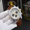 AAAAA Luxe horloges voor mannen Mechanics Polshorloge Six Naald Second Running volledig automatisch Centennial Men's Designer Chronograph 8F61