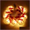 Weihnachtsdekorationen Weihnachtsdekorationen Schneemann Led Girlande Lichterketten Merry für Zuhause 2022 Cristmas Tree Ornament Weihnachten Navida Dhwj5