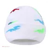 Berets Embroidery Dinosaur Pattern Knitted Winter Hats Children Outdoor Warm Hat Baby Clothes Accessories