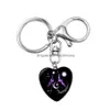 Ключевые кольца 12 гороскоп знаком Charm Constell Heart Key Rings Bag Bag Vichs для женщин мужские ювелирные украшения.