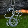 Hänge halsband 10st langhong nordiska vikingar halsband det skandinaviska draken amulet norska smycken talisman