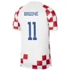 Drużyna narodowa Kids Man Soccer Croacia Jerseys Puchar Świata 2022-23 Modric Gvardiol Sosa Livakovic Lovren Vlasic Livaja Orsic Perisic Kramaric Football Kits