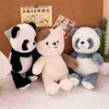 1Pc 23Cm Cartoon Cute Plush Forest Animals Toys Panda Monkey Kids Stuffed Rabbit Elephant Bear Dolls Home Decor for Kids Gift J220729