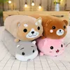 Nuovo morbido animale cartone animato cuscino divano carino grasso Shiba Inu cane gatto orso criceto coccole farcito adorabile regalo di compleanno per bambini J220729