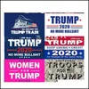 Banner Flags New Arrival Flag 90X150Cm Banners Troops For Trump 11 Types Keep America Great Flags Wholesale 5Cd G2 Drop Delivery Hom Dhwg8