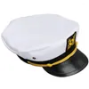 Berets Navy Marine Yacht Boat Ship Sailors Captain Military Cap Adult unisex Fancy Dress Supplies