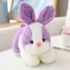 22 cm kawaii 4 cores simulação boneca de pelúcia de coelho recheado bela vida real coelho animal brinquedos home decoração cartoon crianças presentes j220729