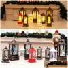 Weihnachtsdekorationen Weihnachtsdekorationen Kerzenständer Lampe Cartoon Charakter Tier Shop Mall Home Urlaubsatmosphäre LED leuchtend Dhhlj