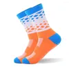 Sports Socks Professional Compression H￶gkvalitativ cykel snabb torr andas basket mellanstrumpor