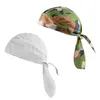 Scarves ASDS-2Pcs Quick Dry Head Scarf Pure Cycling Cap Summer Men Running Riding Bandana Hat Hood Headband White & Camouflage