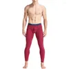 Men's Sleepwear Men Sleep Bottoms Modal Underwear Tight Leggings Pants Autumn Winter Thermal Long Johns Trousers Male