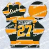 하키 NIK1 캘리포니아 골든 씰 저지 블랭크 27 Gilles Meloche 22 Joey Johnston 7 Reggie Leach 8 Walt McKechnie Jerseys 이름과 숫자