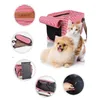 Hundbilsäte täcker prickad bärväska katt axel bär mysig husdjur handväska leveranser mjuk valp resor