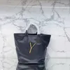 Y seau sac fourre-tout design sac à main femmes haute qualité Shopping fourre-tout sacs messager épaule vintage portefeuille 221122