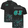 F1-Formel-1-Rennuniform, Teamuniform, kurzärmliges T-Shirt für Herren, individuell anpassbar