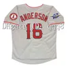 College Baseball Wears Vintage 2002 15 Tim Salmon Maglie da baseball Garret Anderson Troy Glaus 57 Francisco Rodriguez 17 Darin Erstad 9 Chone Figgins 48 Torii