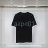 高級デザイナーメンズTシャツシンプルレタープリント夏のショートスリーブブランドプルオーバーレディースルーストップブラックホワイトイエローカキアジアンサイズS-3XL