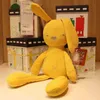 507090cm Creative Funny Plush Bunny Toys Super Soft Animals Long Rabbit Dolls Filled Foldears Rabbit Baby Sussen Doll J220729