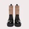 2022 Designer Channel Boots Schuhe Nude Black Pointed Toe Mid Heel Long Short Boots Shoes mNV