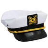 Berets Navy Marine Yacht Boat Ship Sailors Captain Military Cap Adult unisex Fancy Dress Supplies