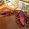 1Pc 55Cm Funny Simulation Cockroach Cuddle Stuffed Insect Toy Doll For ldren Creative Soft Cushion Weird Birthday gift Toy J220729