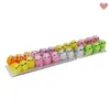 Andere feestelijke feestbenodigdheden 36 % Mini Easter Chicks Simation Cute Colorf Baby For Party Egg Bonnet Decoratie 164 N2 Drop Dhszd