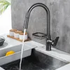 Kitchen Faucets Gun Gray Pull Faucet Copper Sink And Cold Water Single Hole Rotatable