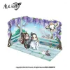 Porte-clés Lan Wangji Wei Wuxian KeyChain Hommes Dao Zu Shi Porte-clés Femmes Kite Plaque Bureau Décor Acrylique Debout Collection Ornement Kid