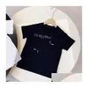 T-shirts Baby Designer Barn T-shirts Sommar Flickor Pojkar Mode T-shirts Barn Barn Casual Toppar Bokstäver Tryckta T-shirts 14 färger Drop Dhypx