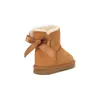 Kids Mini Bow Toddler Boots Australie Girls Booties Children Designer Classic Winter Snow Boot Baby Kid Youth Sneakers Bailey Australia Chestnut Shoes