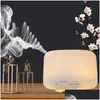 Party Favor 500 ml Party Favor Humidifier Oil Diffuser Aromaterapy Hine Trasonic Mini Fragrance Lamp Home Essential Car Air Freshene DHB09