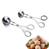 Jewelry Pouches Stainless Steel Meat Baller Tongs Meatball Maker Kitchen Tool