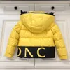 Baby Clothes Coats Kids Clothes Kid Designer Coat Girl Garçons Vêtements de luxe Patchwork Splicing Lettres 90 Duck blanc Down Windproof7940612